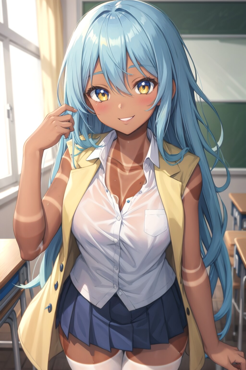 謎の日焼け跡