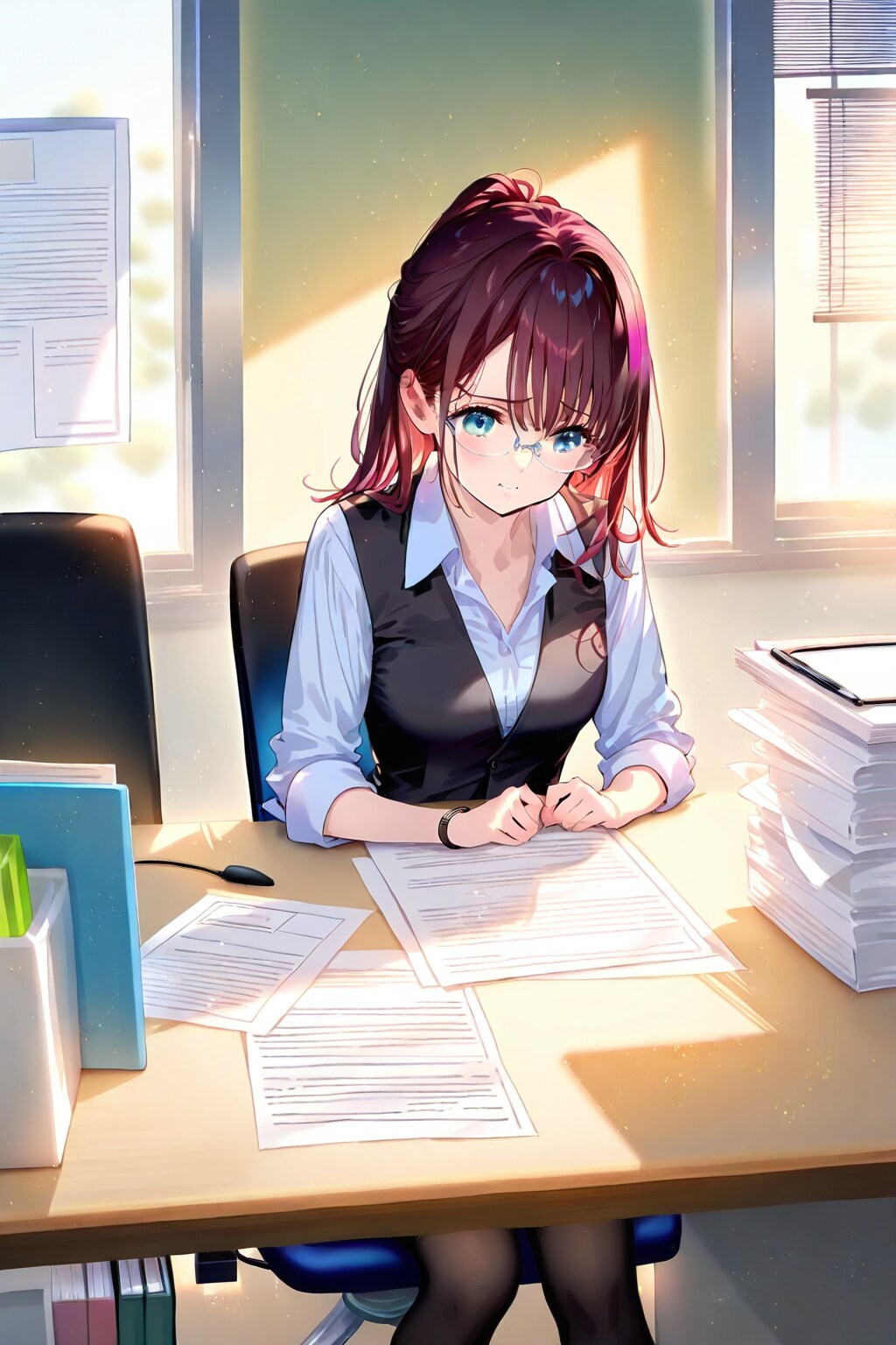 仕事に追われてる