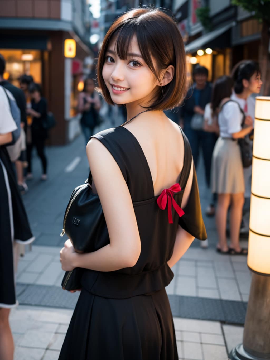 背中パッカン服