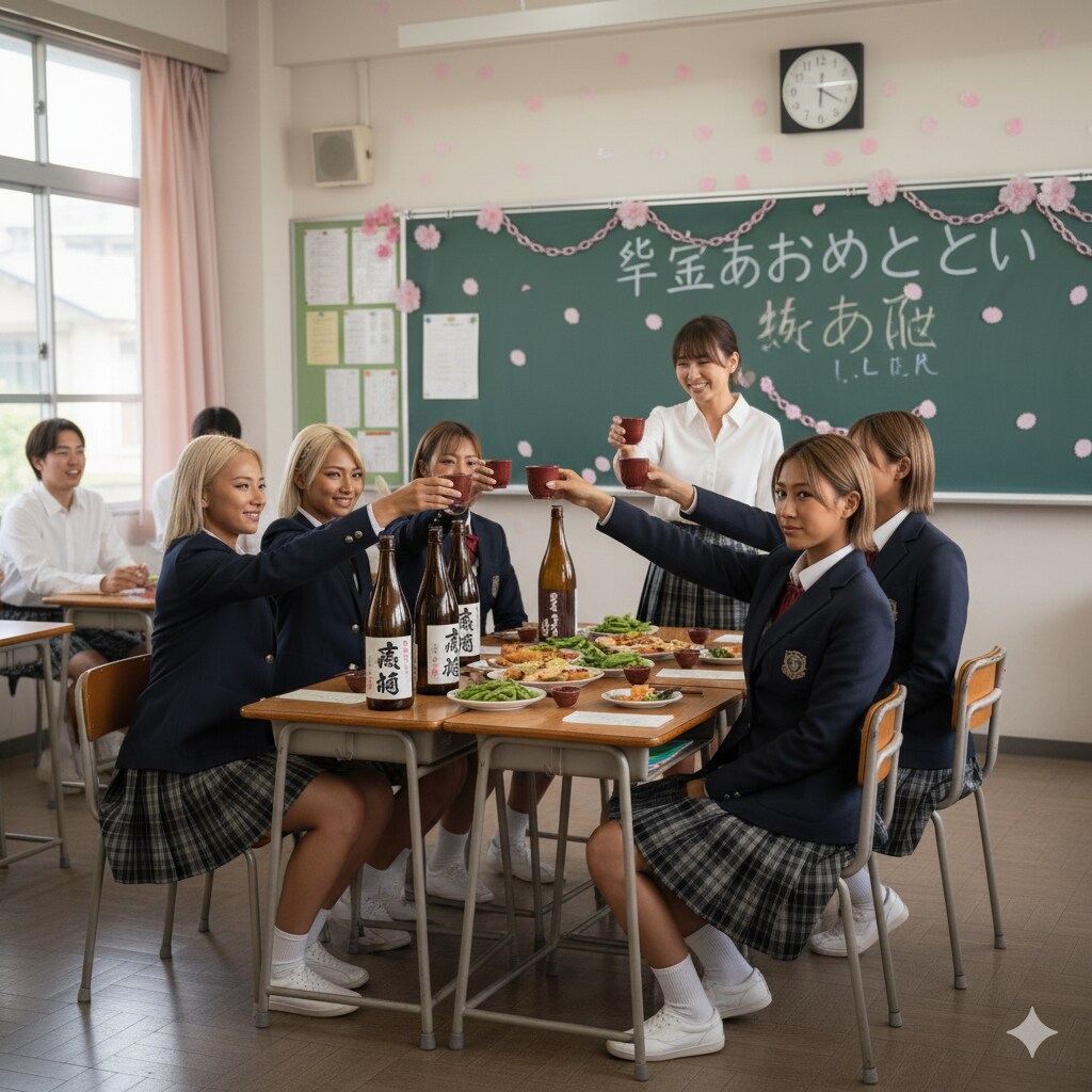 季節外れの卒業式