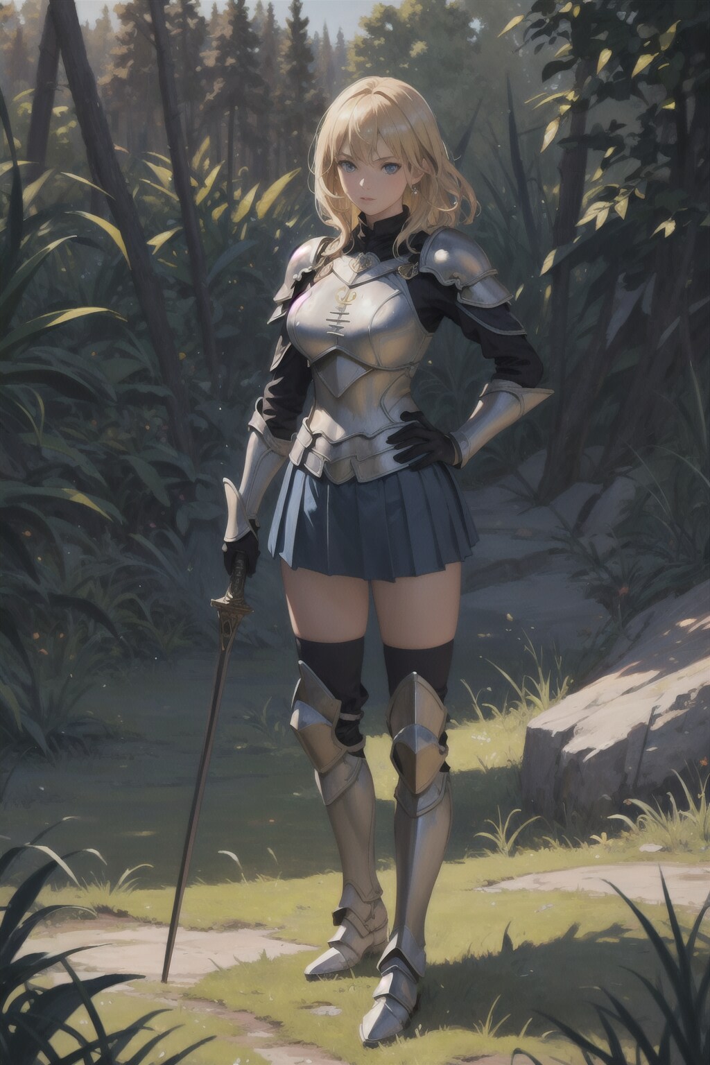 駆け出し冒険者の女戦士さん