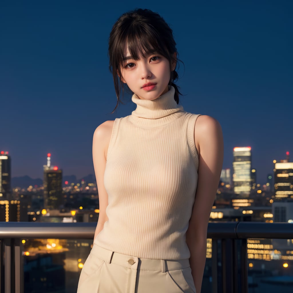 ノースリーブタートルネックニットちゃん 7/10