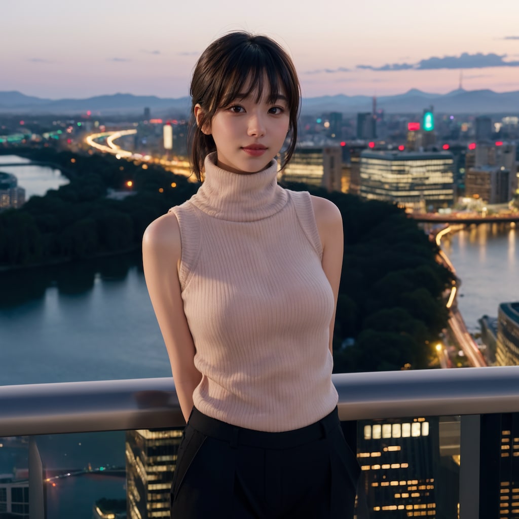 ノースリーブタートルネックニットちゃん 7/10