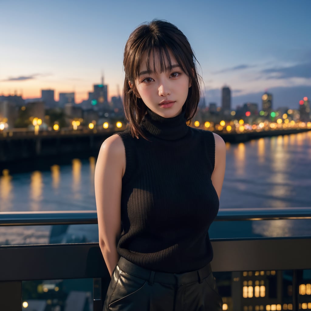 ノースリーブタートルネックニットちゃん 7/10