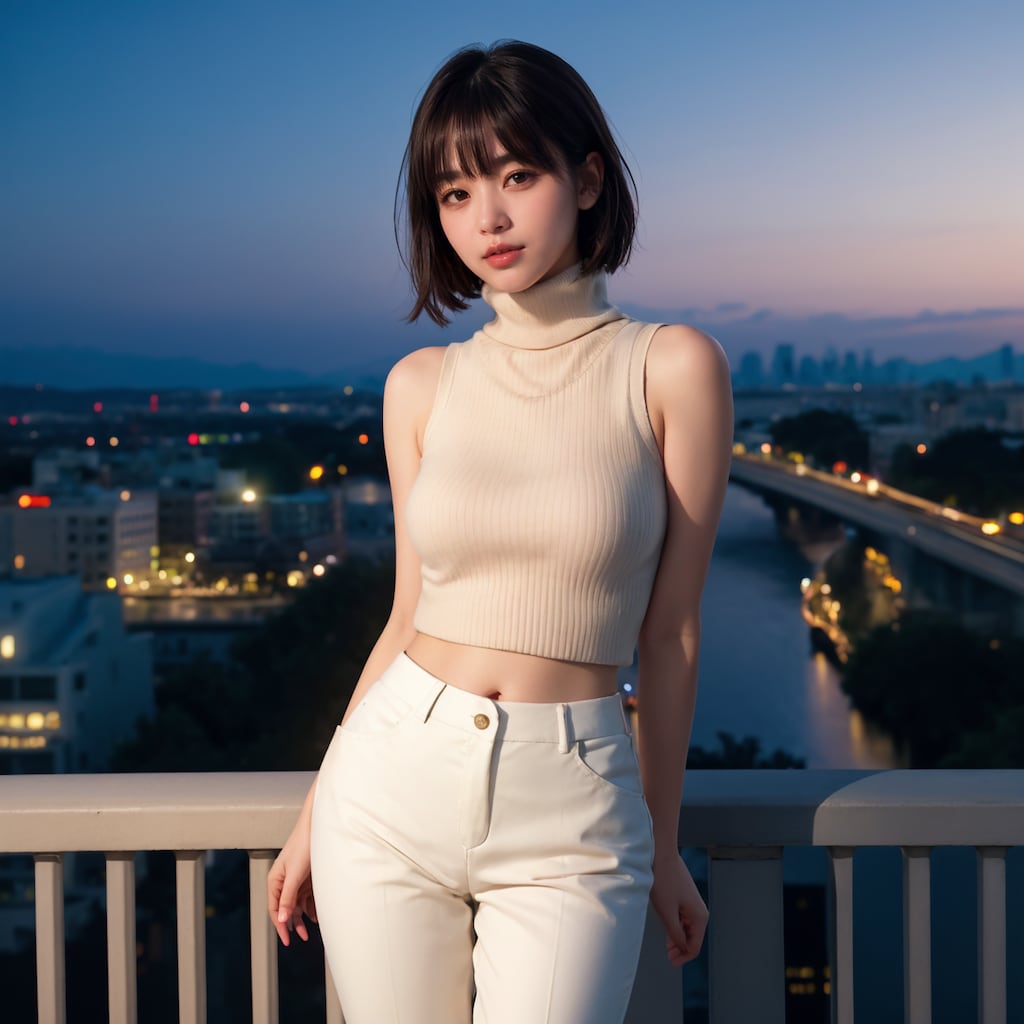 ノースリーブタートルネックニットちゃん 7/10