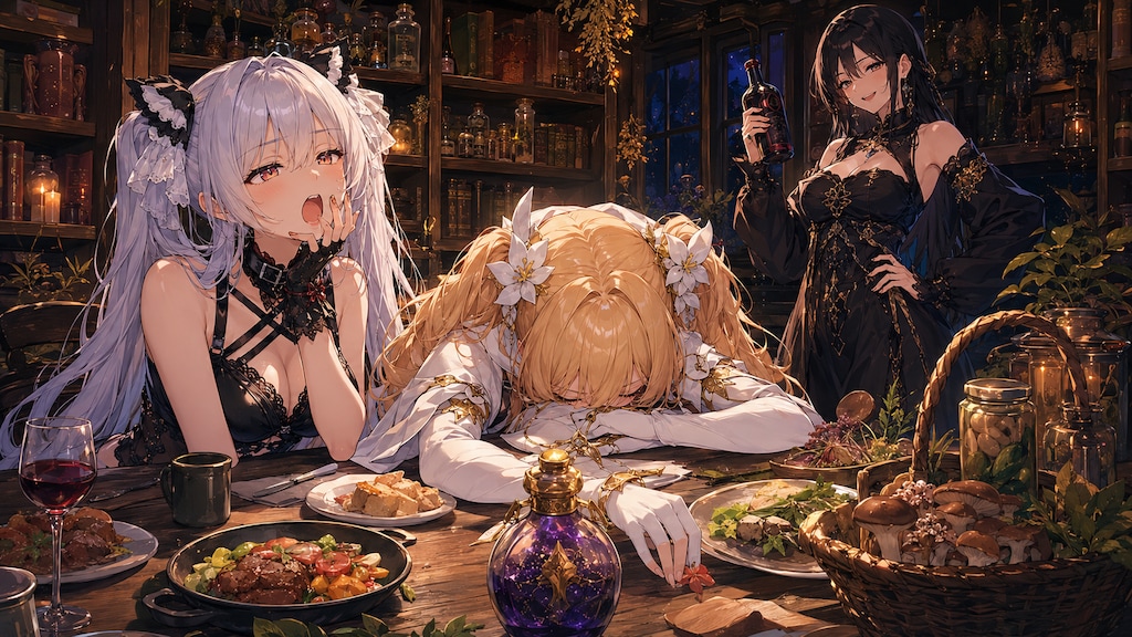 魔女の家で