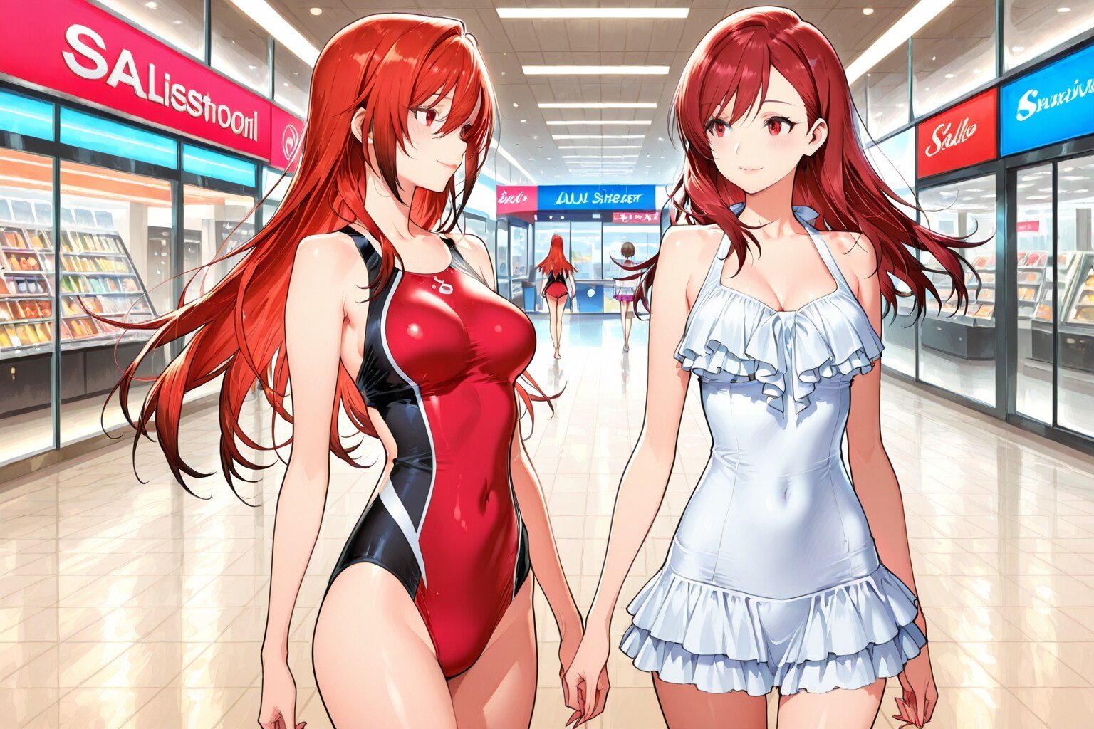 姉妹でショッピング