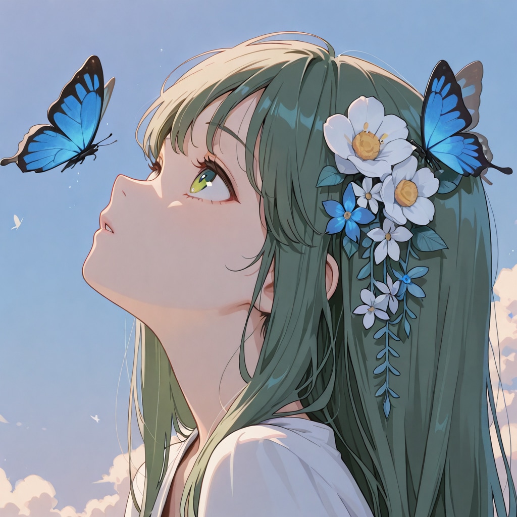 blue butterfly