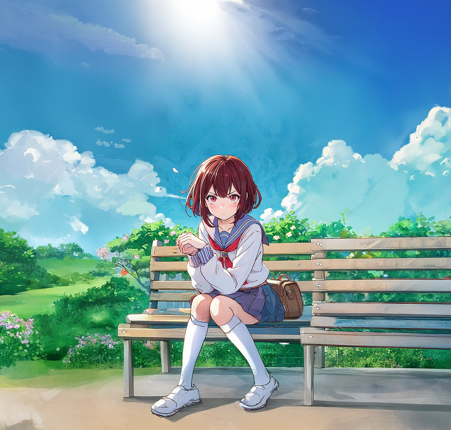 夏空と少女69 | の人気AIイラスト・グラビア