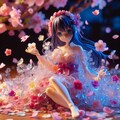 桜・少女・アクリルパーツ 5枚目
