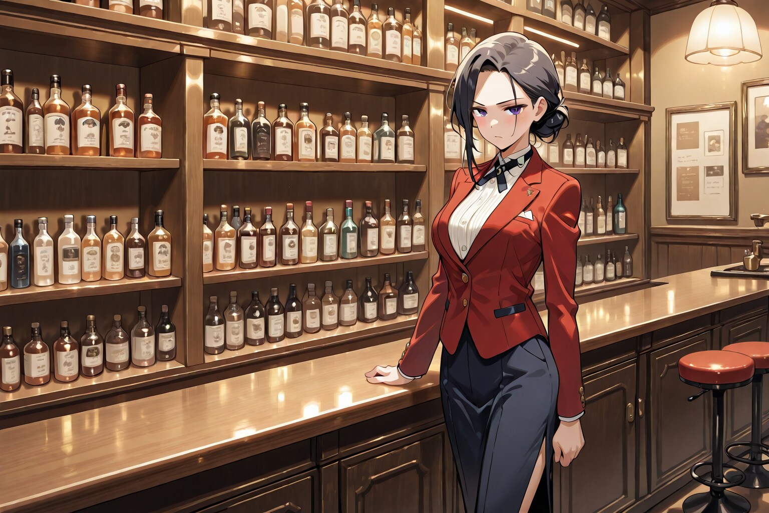 バーテンダー的な子