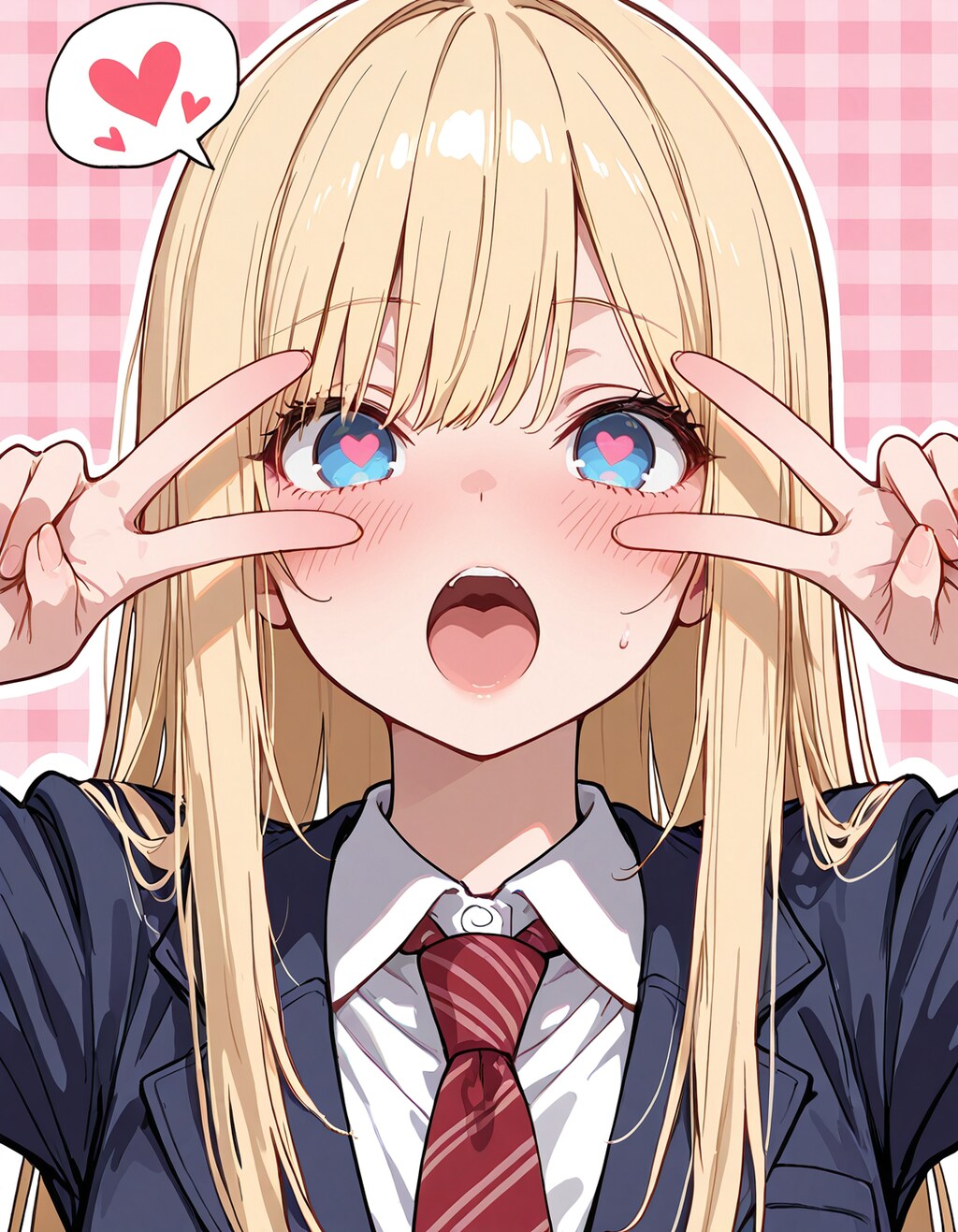 ダブルピース