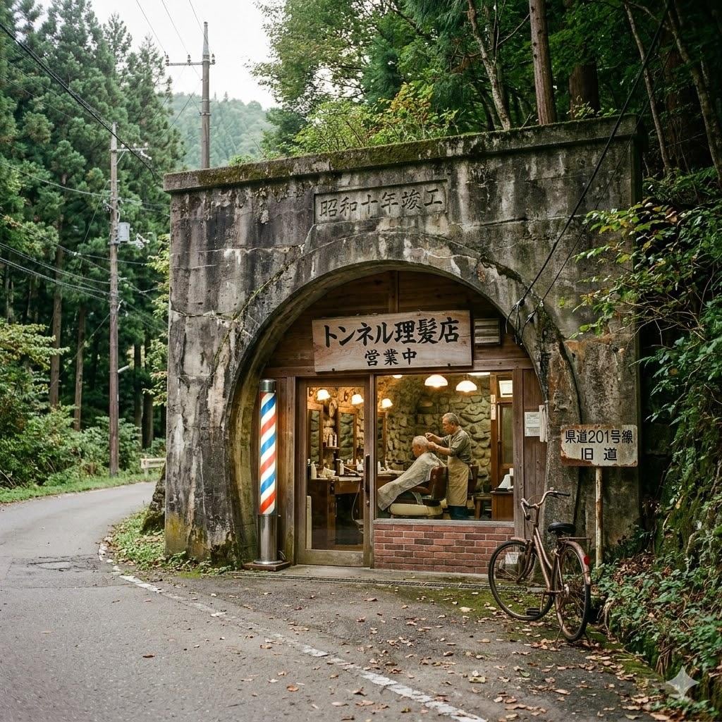 トンネル床屋
