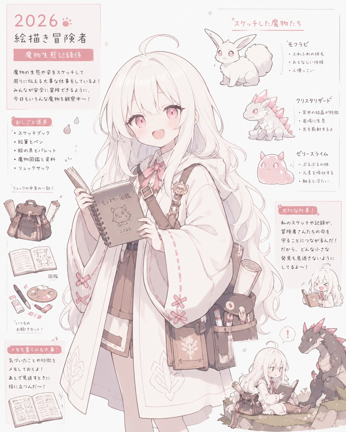 お絵描き冒険者ちゃん可愛い | の人気AIイラスト・グラビア