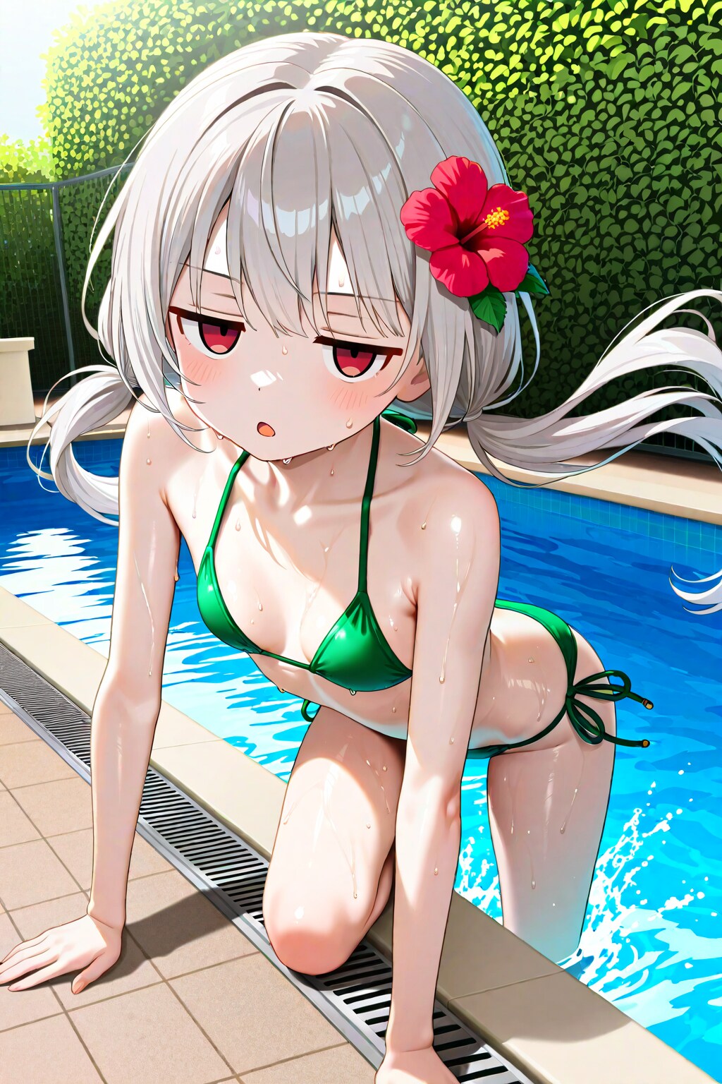 緑ビキニのアイちゃん
