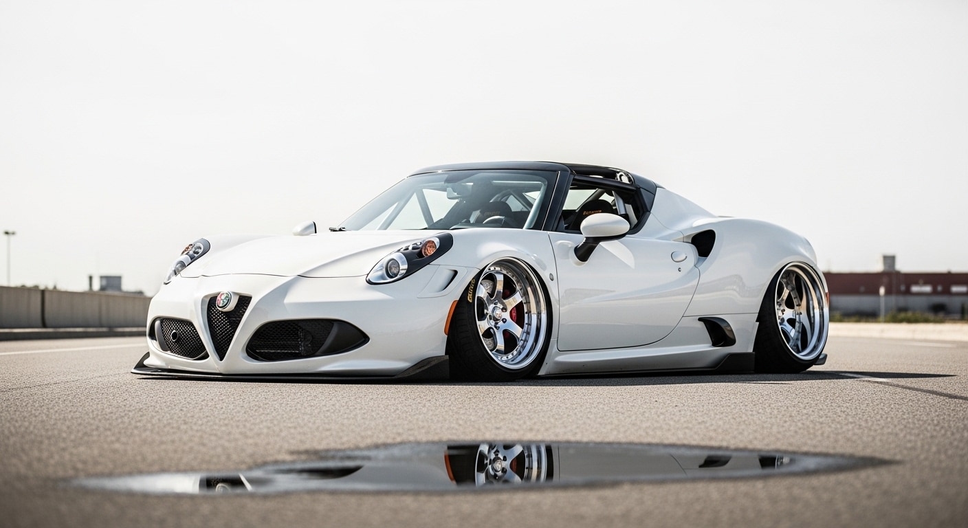 アルファロメオスパイダーのドリ車 | の人気AIイラスト・グラビア