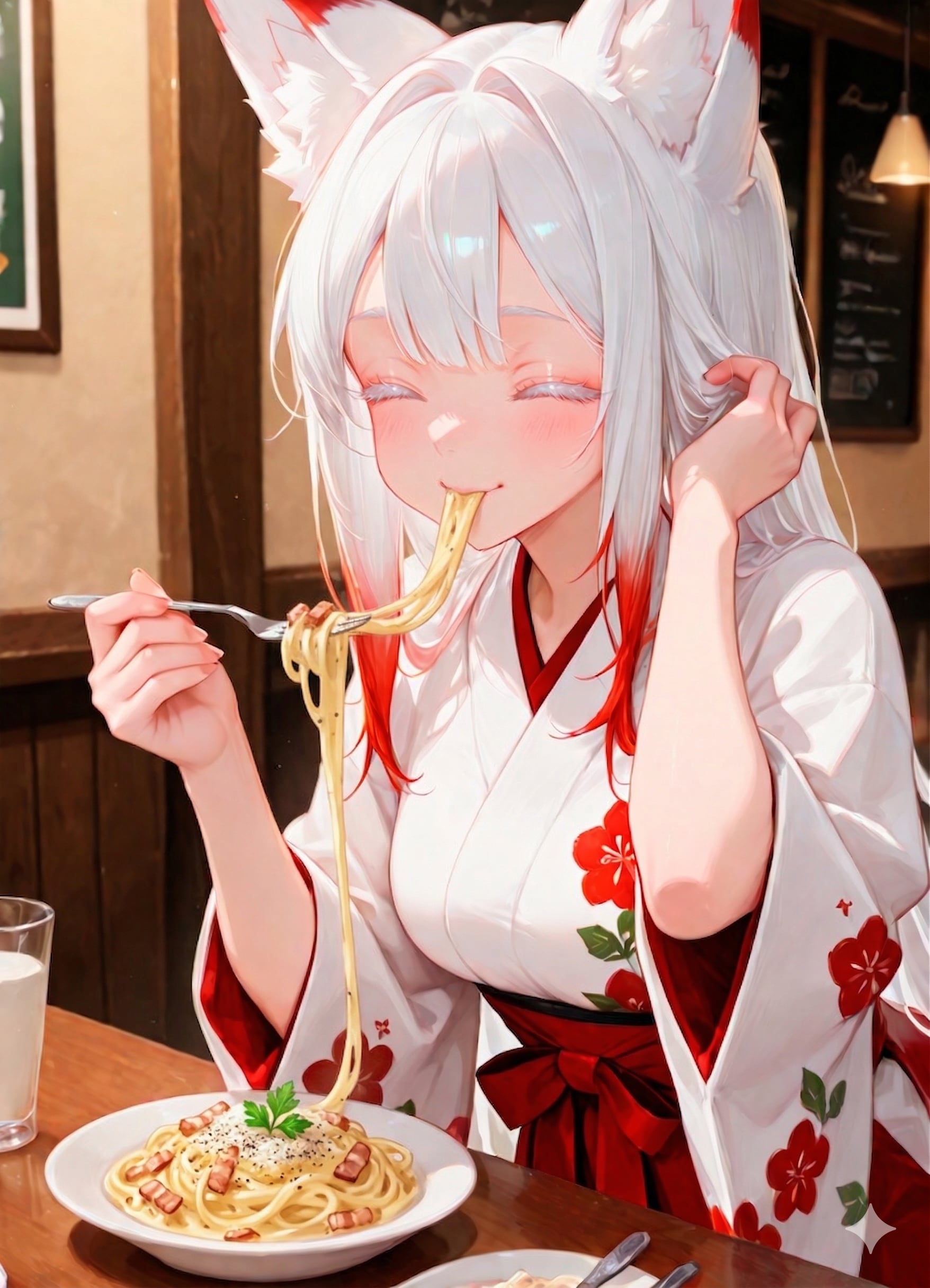 カルボナーラ大好き！ | の人気AIイラスト・グラビア