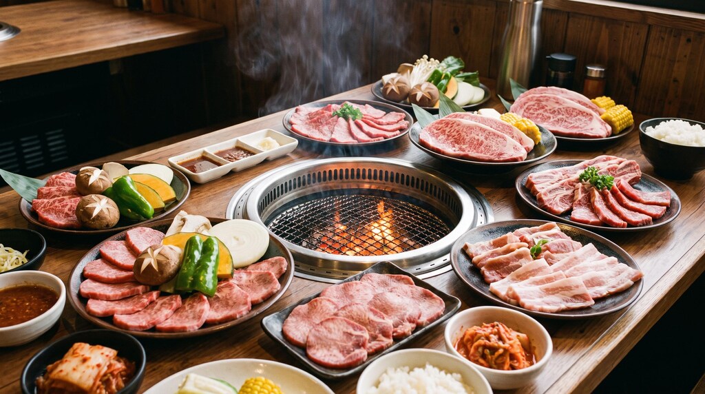 摩訶不思議食堂の焼肉食べ放題エンドレスディナーコース付き