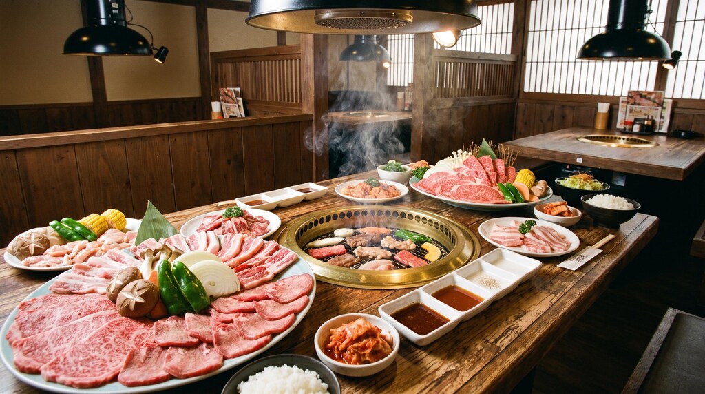 摩訶不思議食堂の焼肉食べ放題エンドレスディナーコース付き