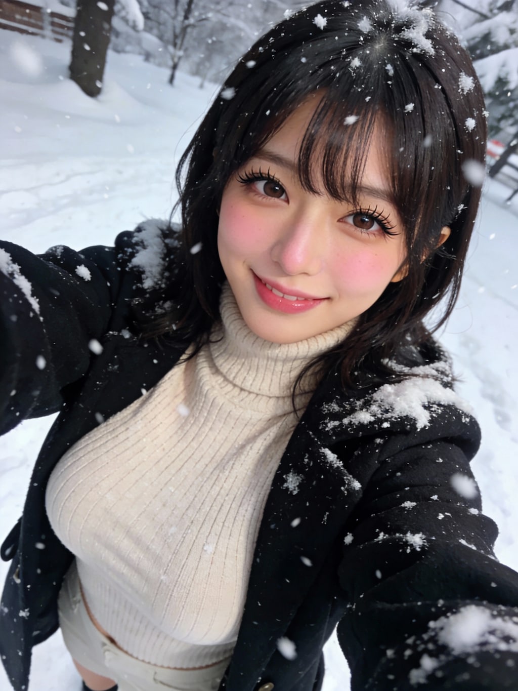 冬のせいにして、暖め合おうよ♡