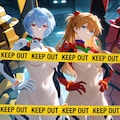 [2枚]【R-15版】「シンジくん…新しいプラグスーツ。どう思う…」 「早く言いなさいよ！バカシンジ！」 「うん…いいと思うよ。その…前も見せてくれると嬉しいんだけど…」（パロディ運動会１８の１） 2枚目