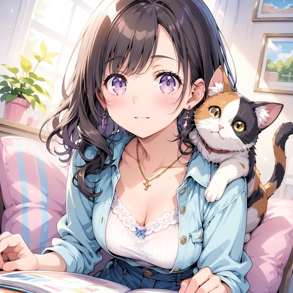 もふもふ三毛殿（221）LARIMAR | の人気AIイラスト・グラビア