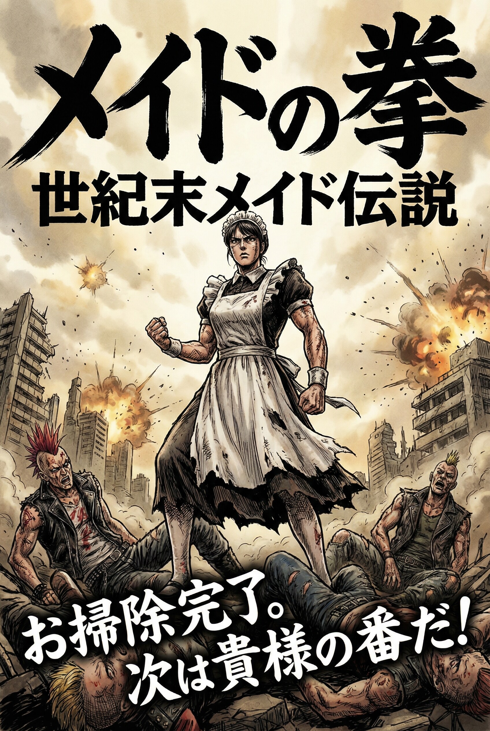 劇場版　メイドの拳 | の人気AIイラスト・グラビア