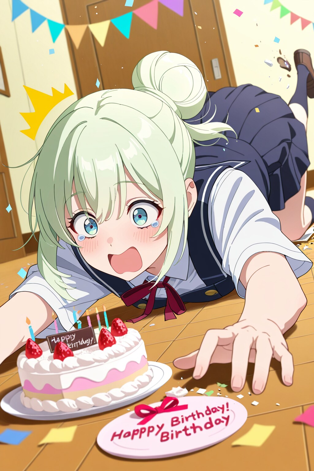 【誕生日FA】chan shinさんの不幸の幸子ちゃん、ソラさん、青井目菜美さん | の人気AIイラスト・グラビア