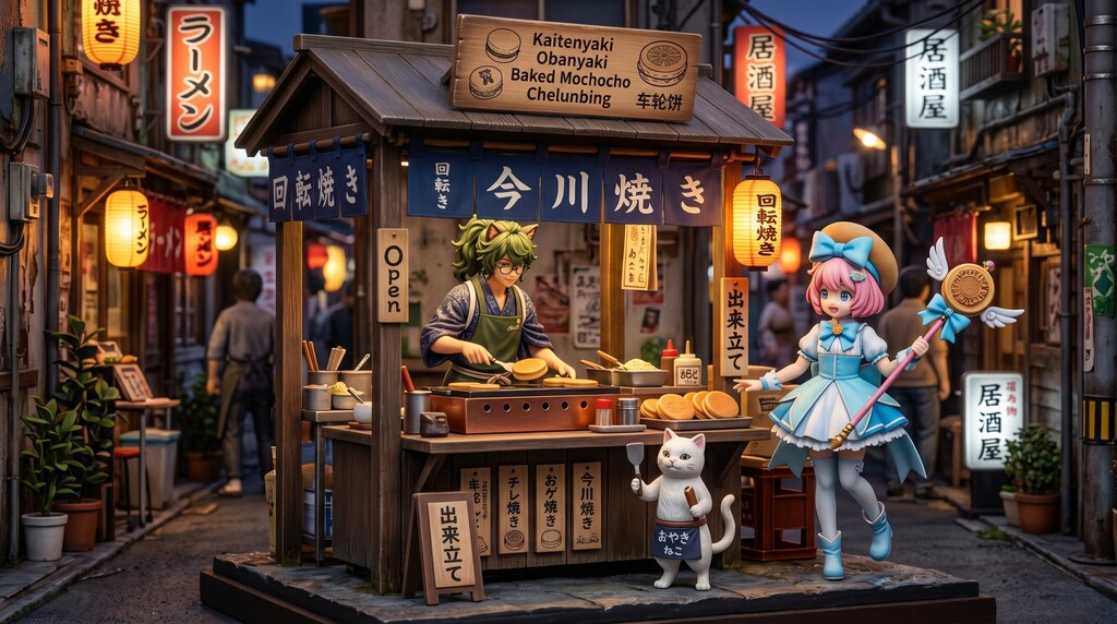 路地裏の屋台