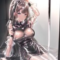 光沢スケスケメイド 4枚目