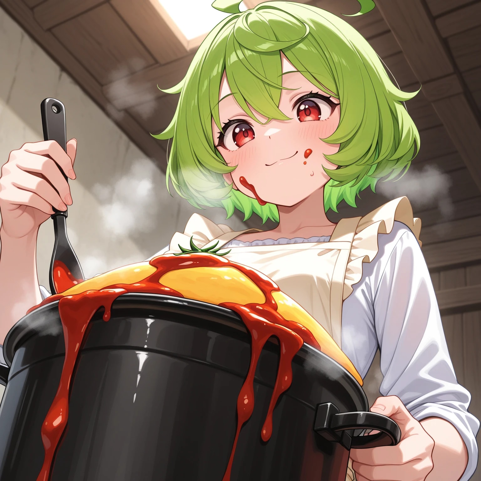お庭でとれたトマトを使ったんだ、よかったら食べていかない？ｂｙひなみ