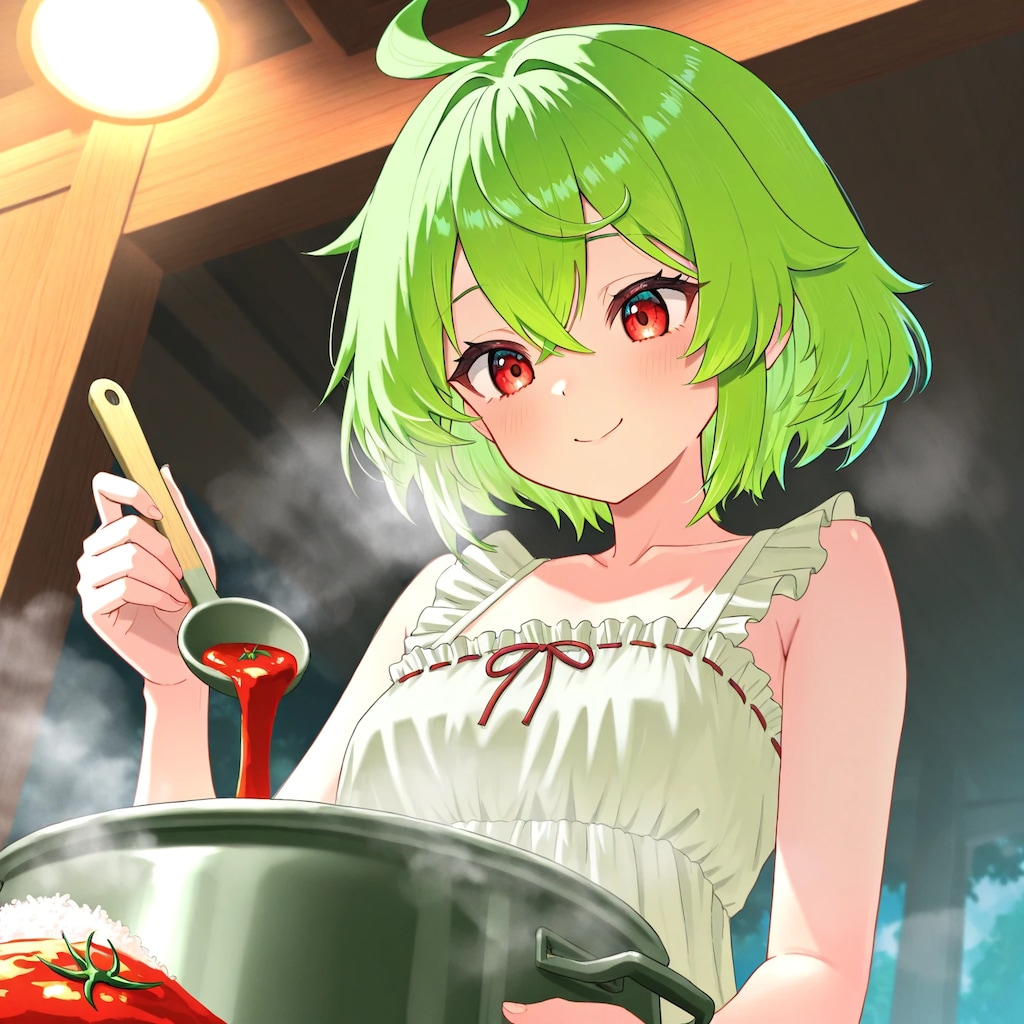 お庭でとれたトマトを使ったんだ、よかったら食べていかない？ｂｙひなみ