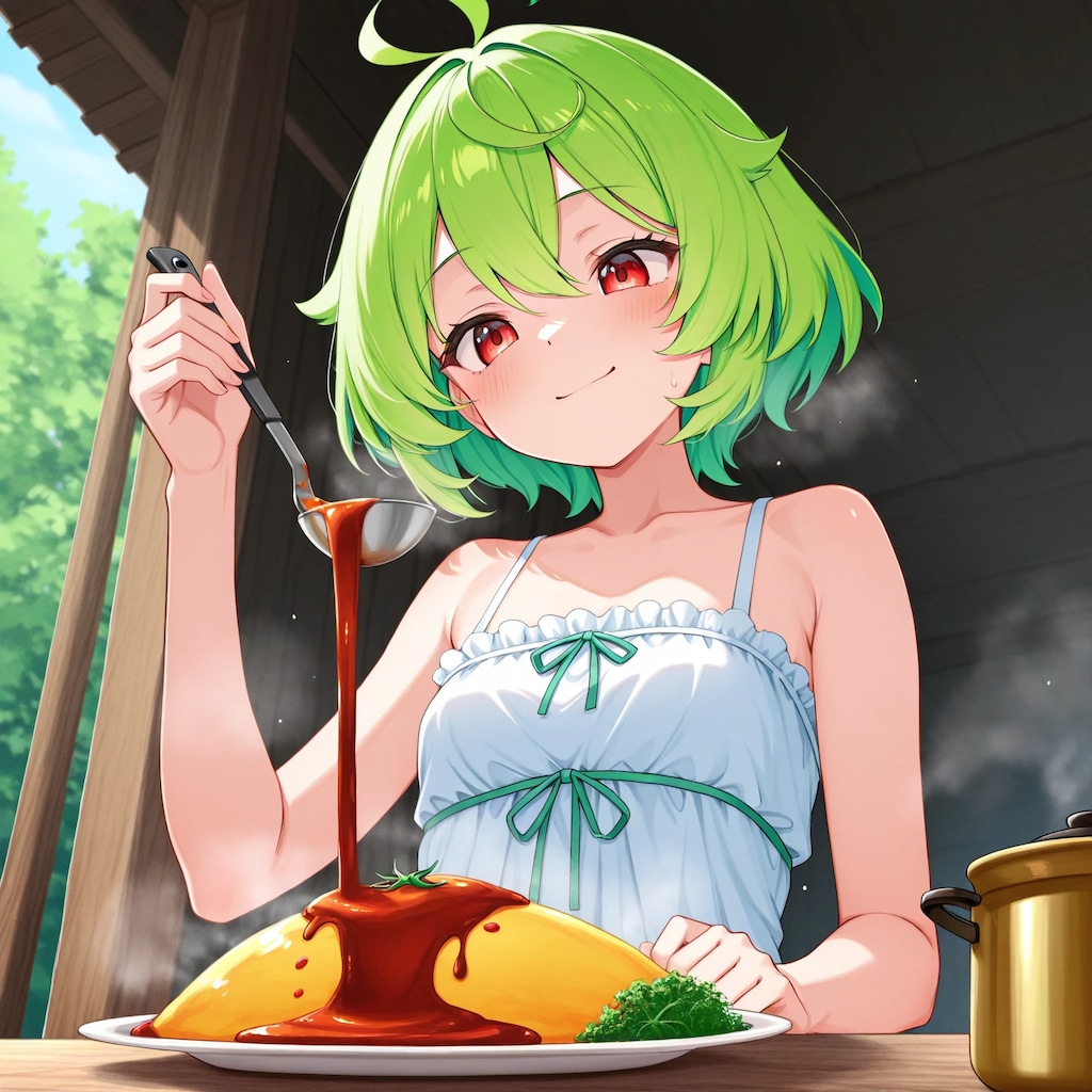 お庭でとれたトマトを使ったんだ、よかったら食べていかない？ｂｙひなみ