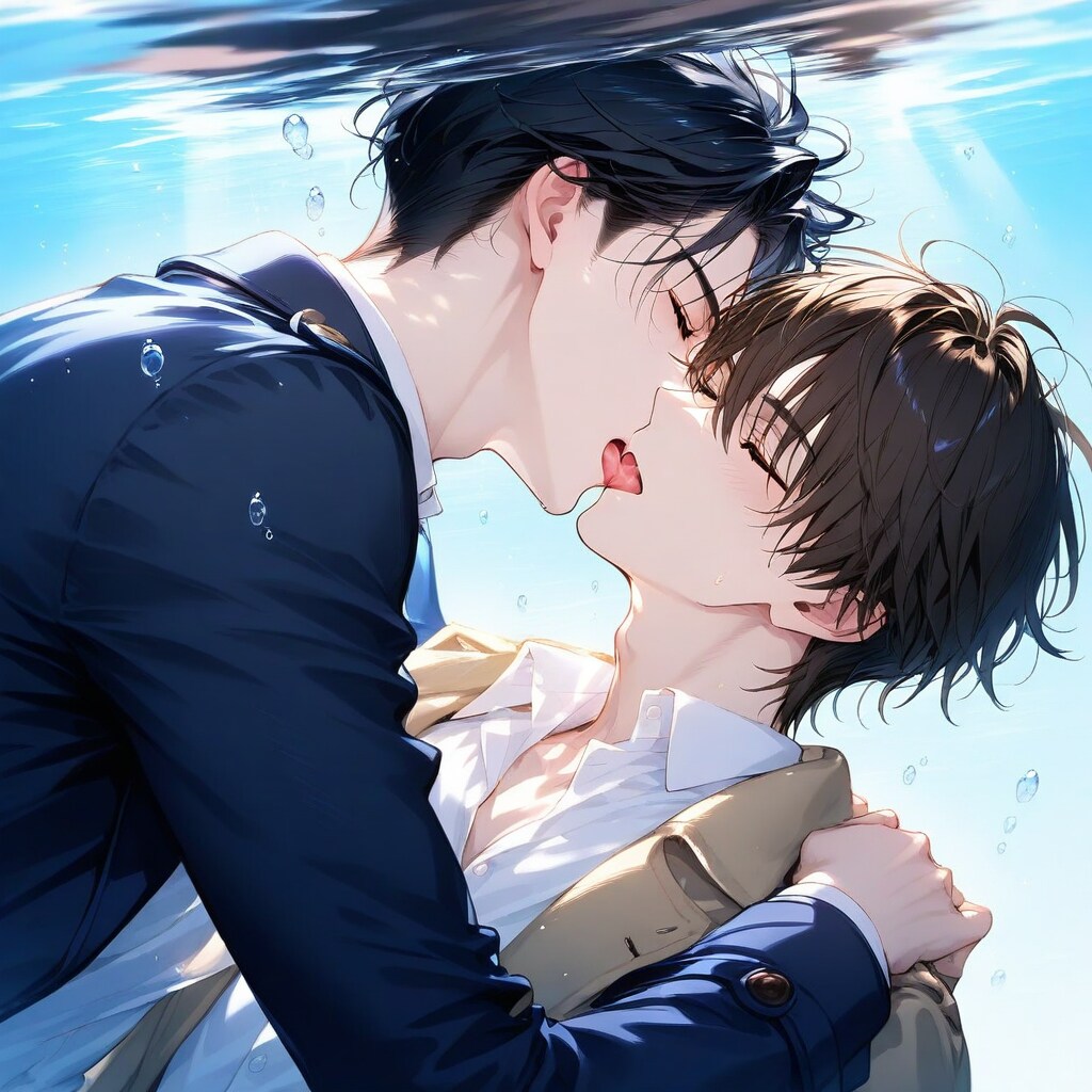 水中でのKiss💗✨