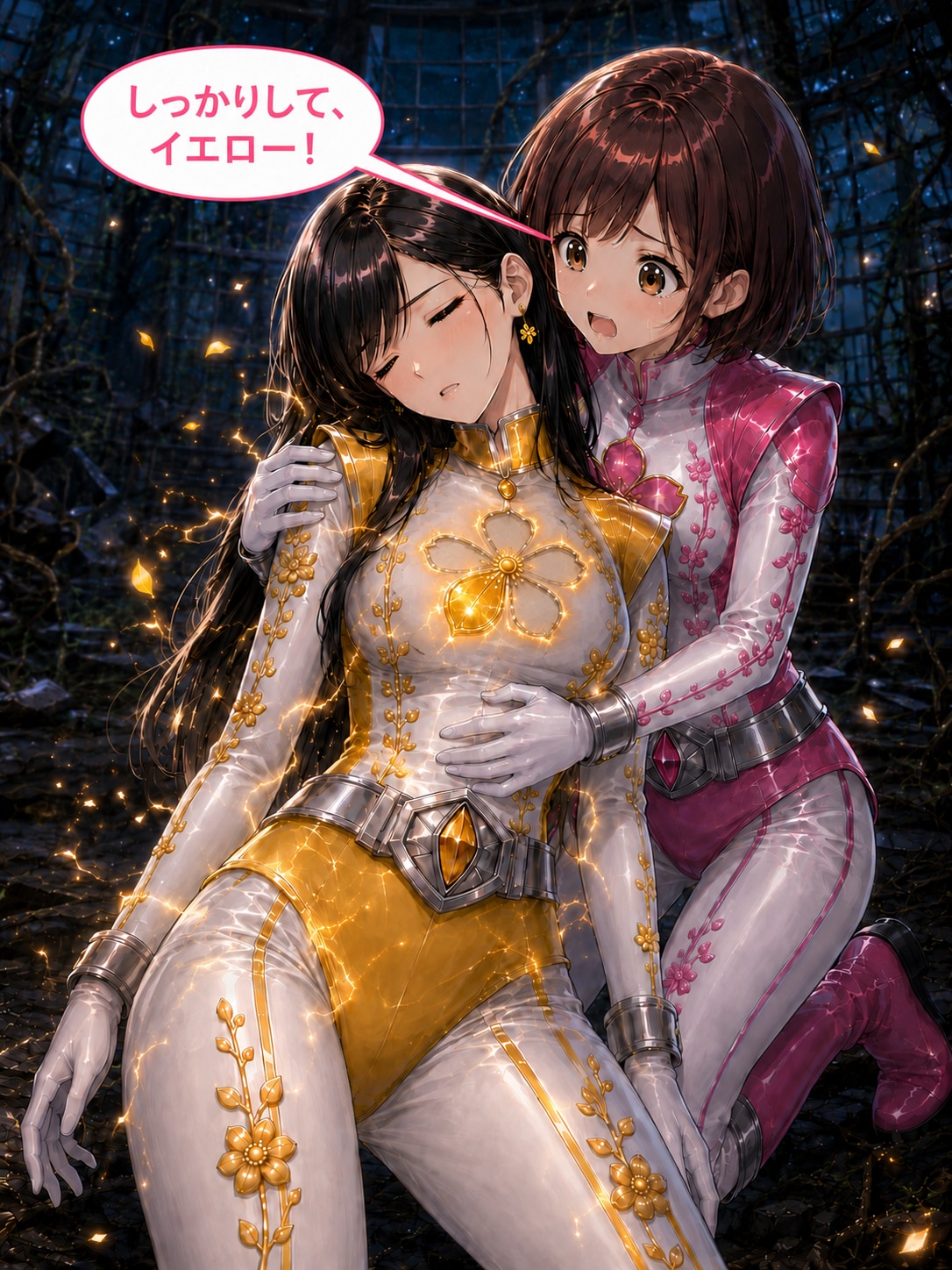 ピンクを庇って | の人気AIイラスト・グラビア