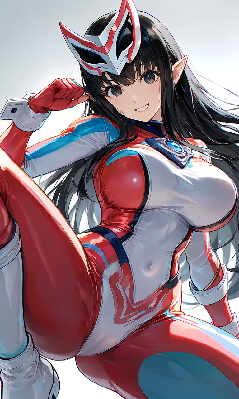 黒髪ヒーロー