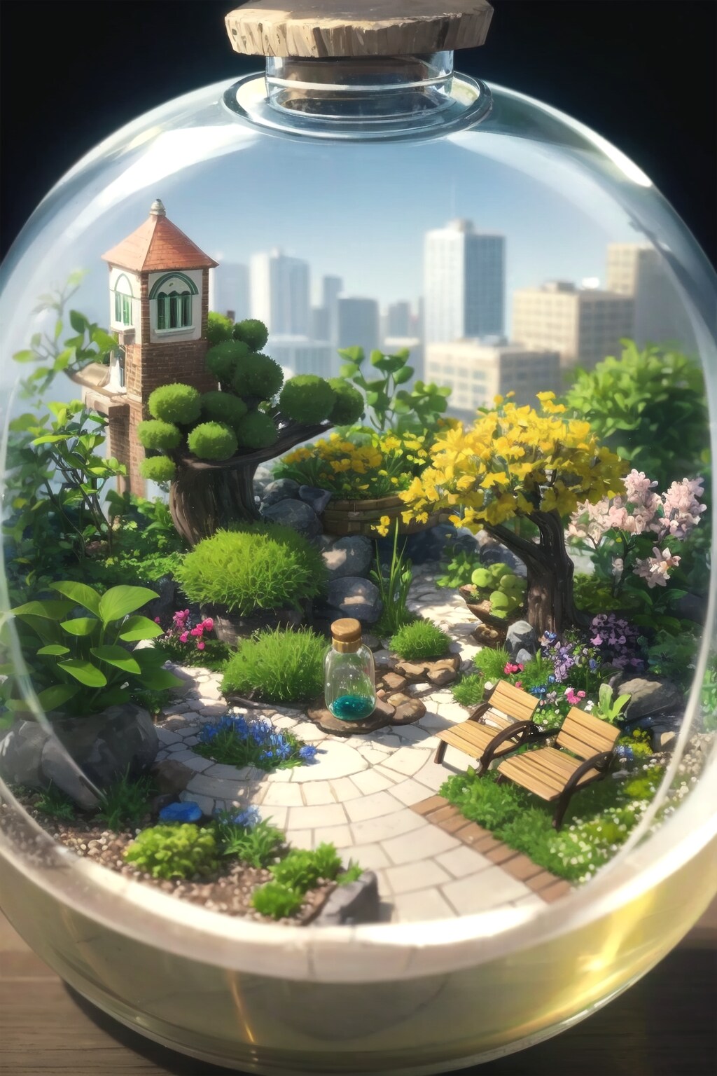 ビンの中の都市
