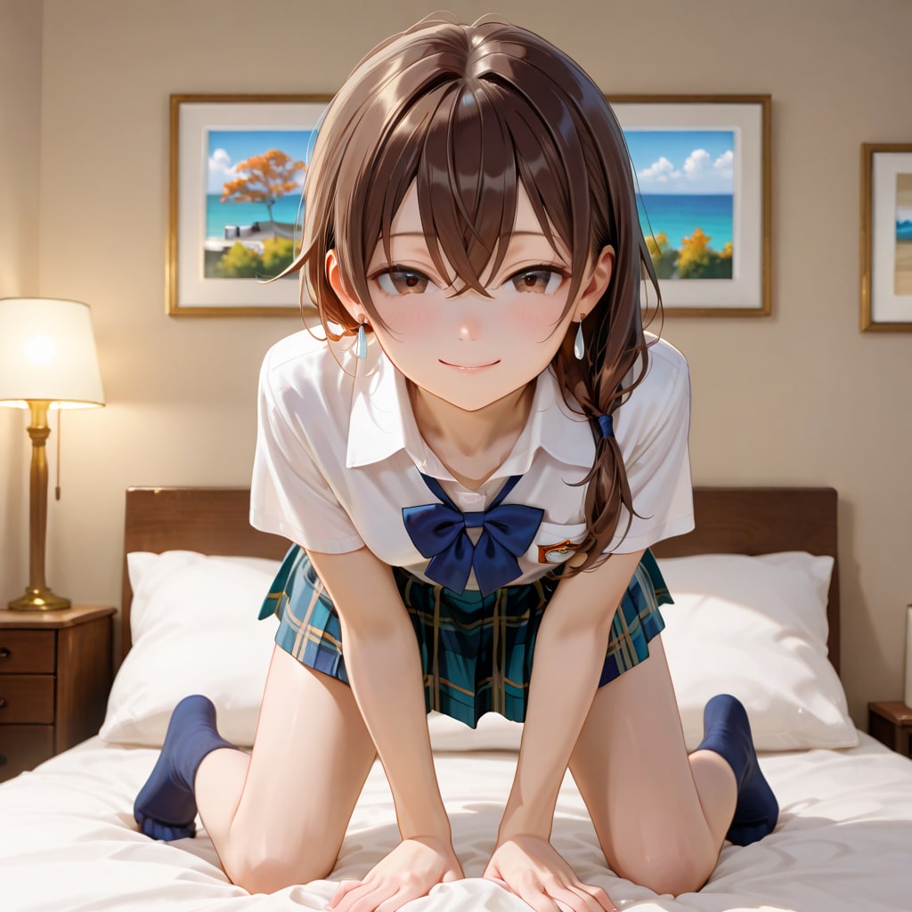 歩美 Summer School Uniform (17)