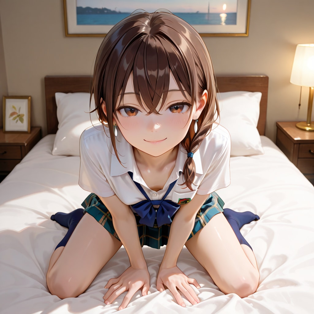歩美 Summer School Uniform (17)