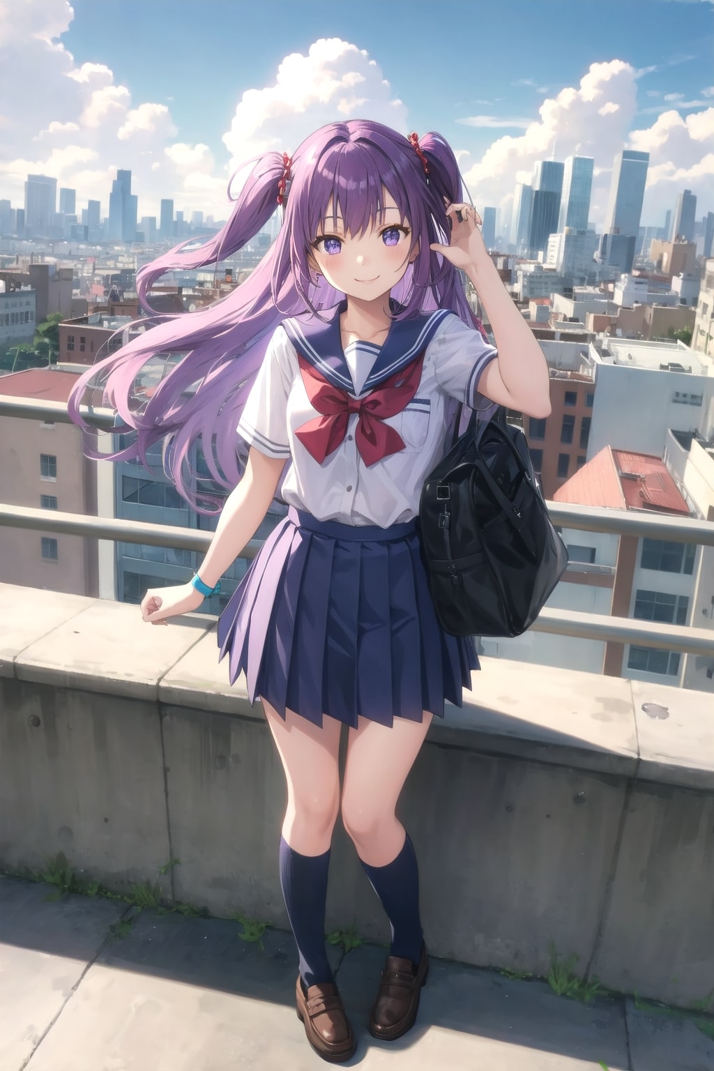 紫髪の女の子1
