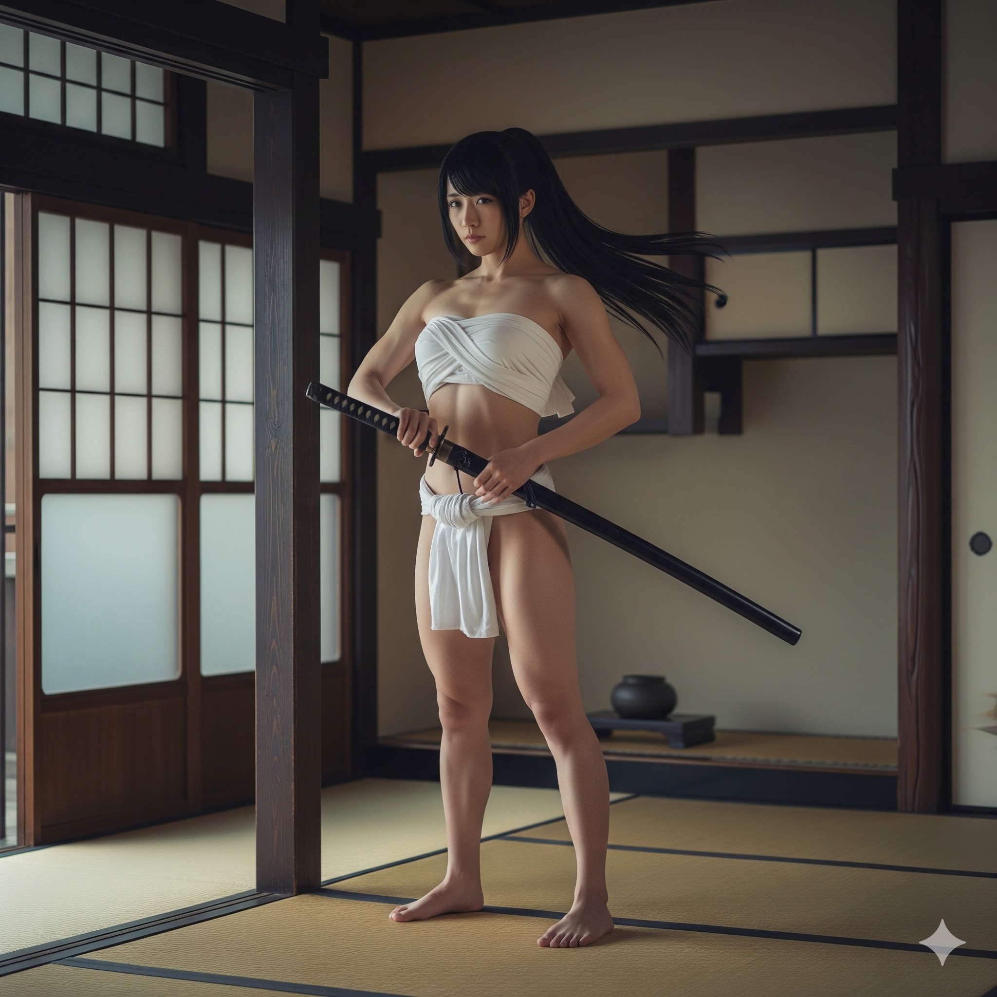 ふんどし女侍