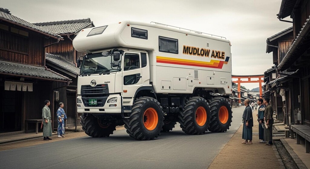 日野キャンピングカーモンスタートラック