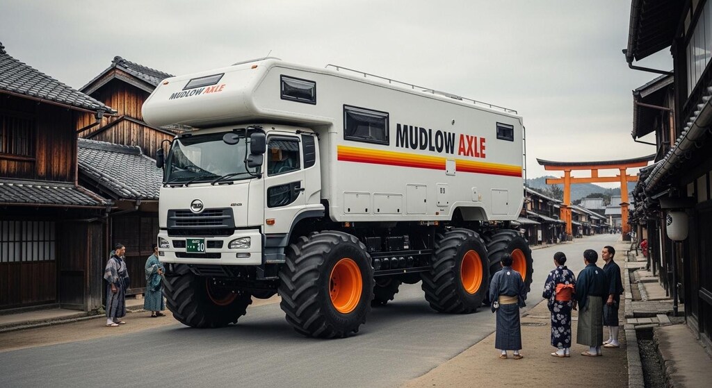 日野キャンピングカーモンスタートラック