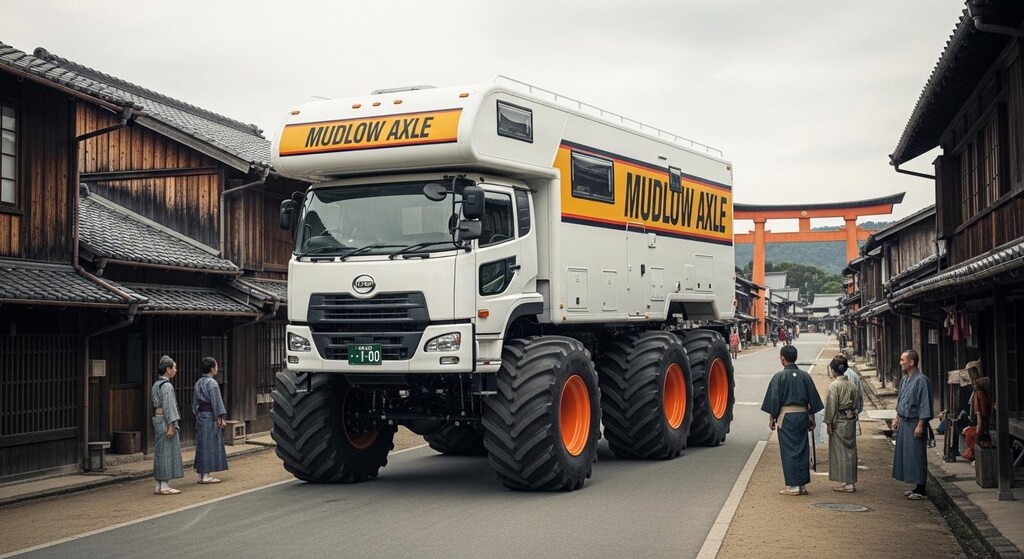 日野キャンピングカーモンスタートラック