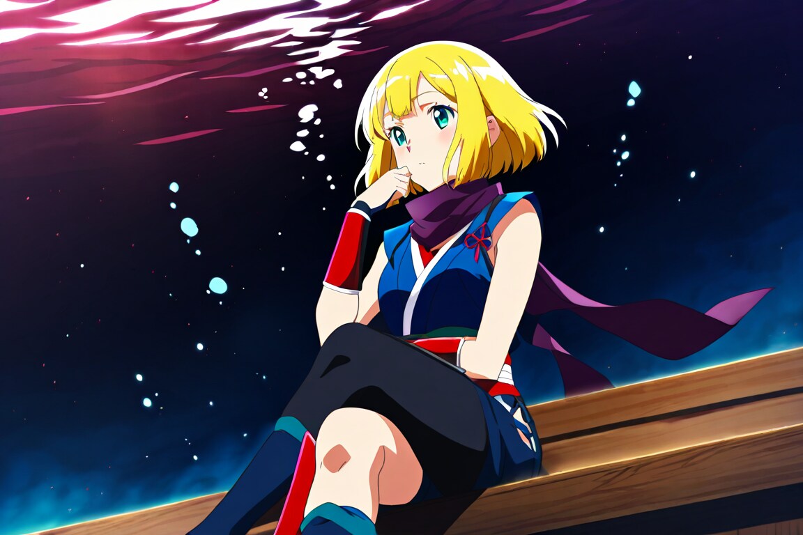 暑いから水中で考える | の人気AIイラスト・グラビア