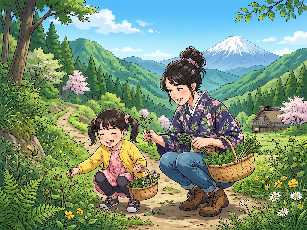 主婦和夢さん・40歳の山菜採り