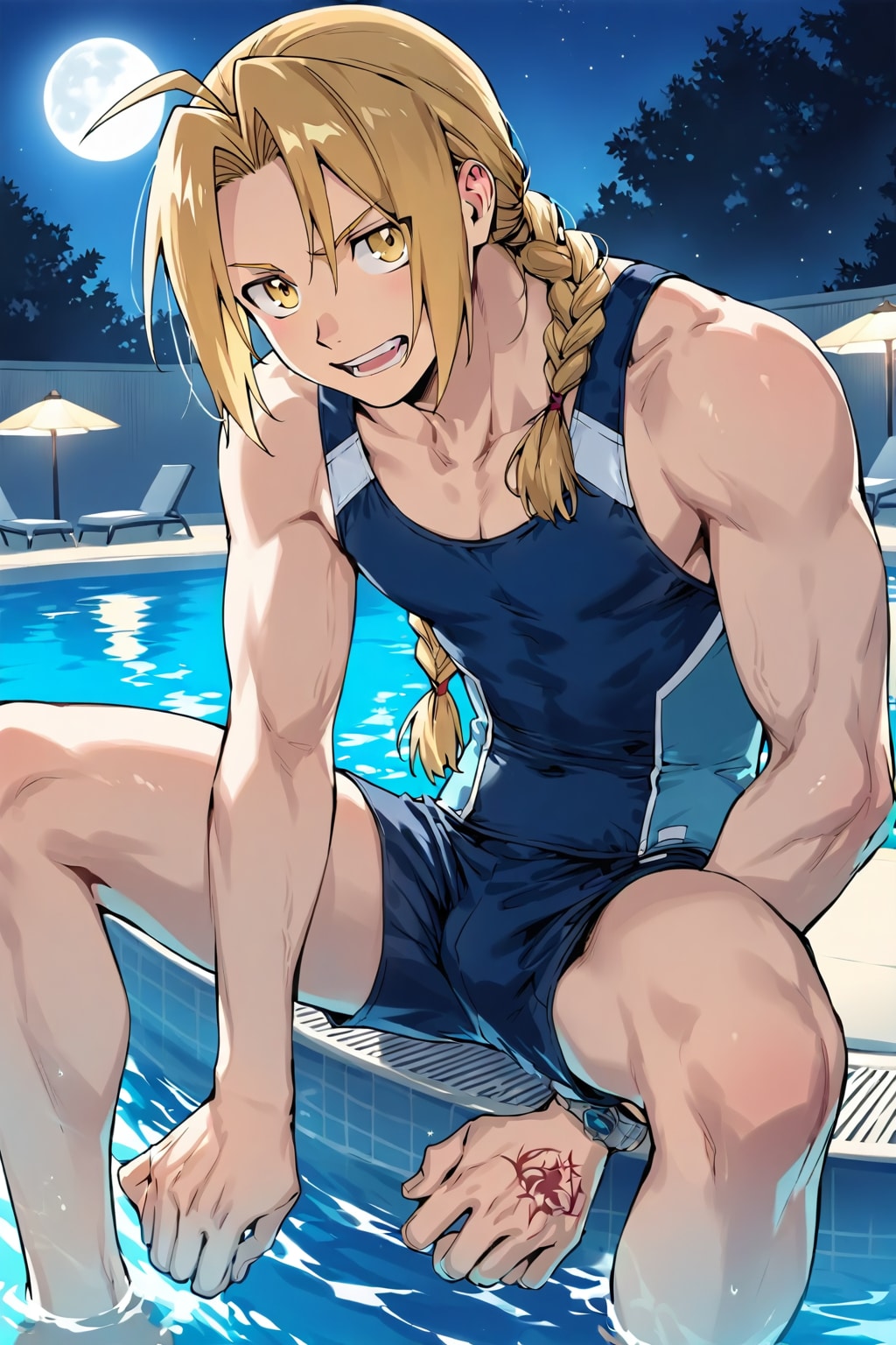 今どきのスク水を着てみた