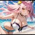 夏と海と朝陽と おはよ～ 2枚目