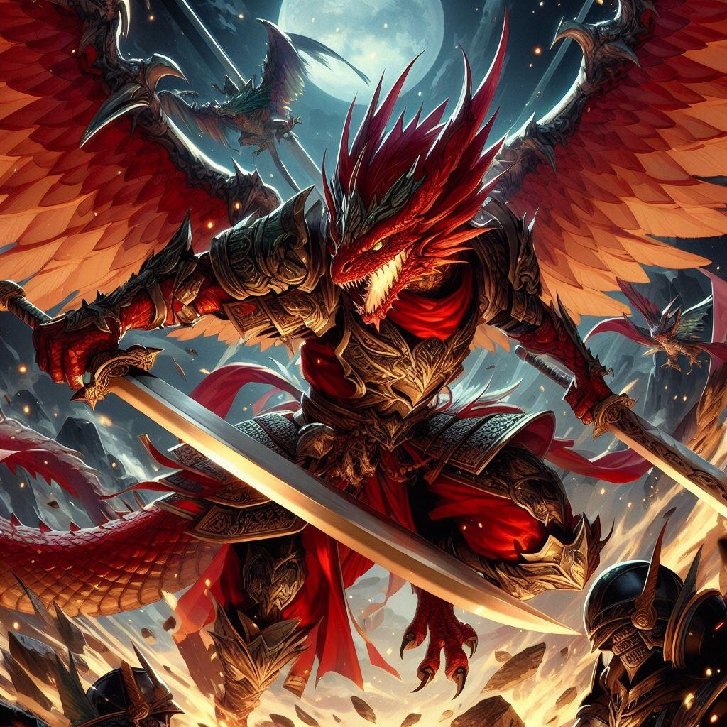 原点：双刀の竜武者 -Dual Sword Red Dragon-