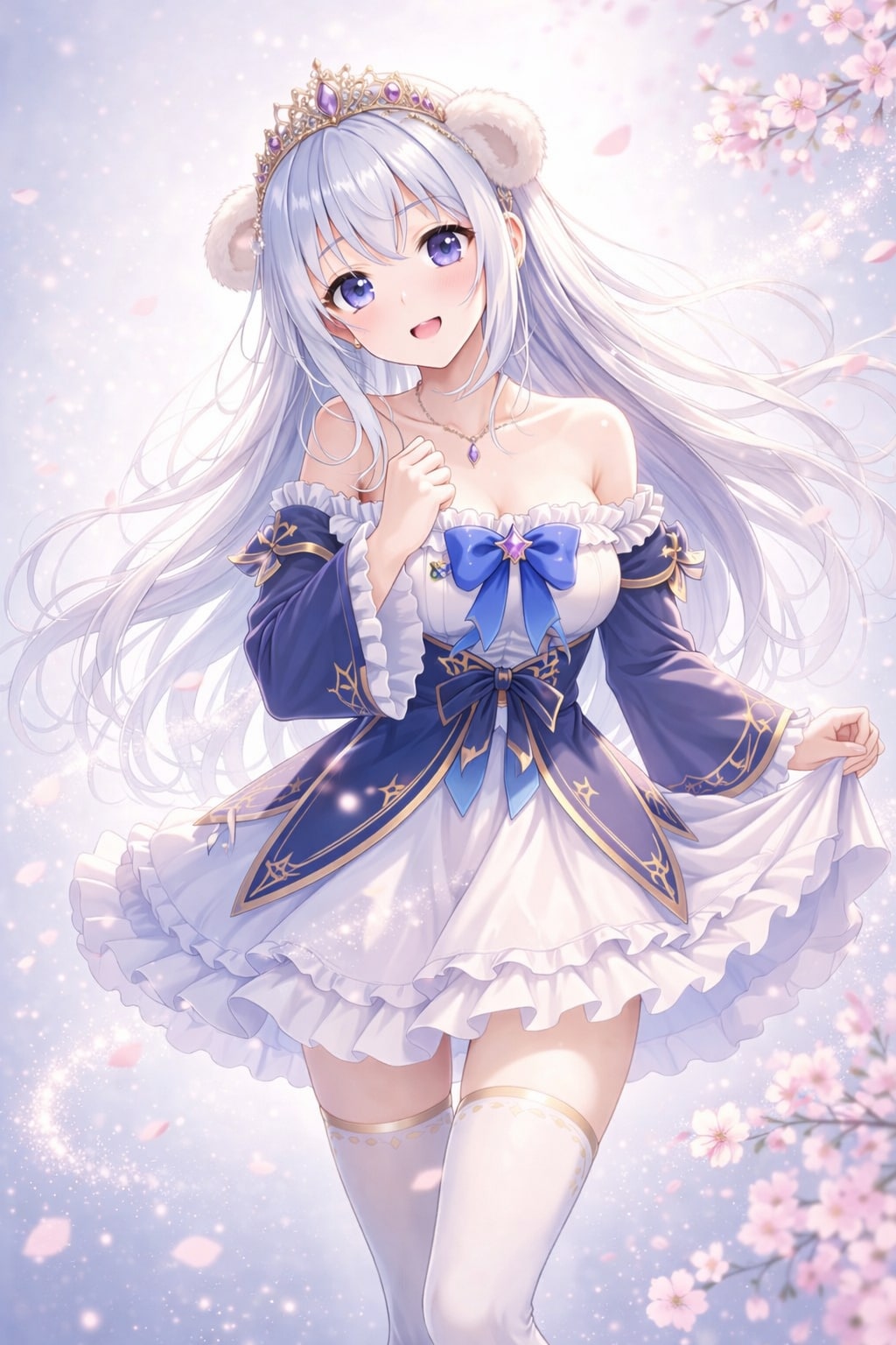 桜の中で、きみを待ってる | の人気AIイラスト・グラビア